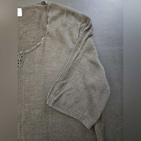 Norton Tussah Silk Blend Dark Grey Jersey - NWOT - Size XL - Picture 2 of 8